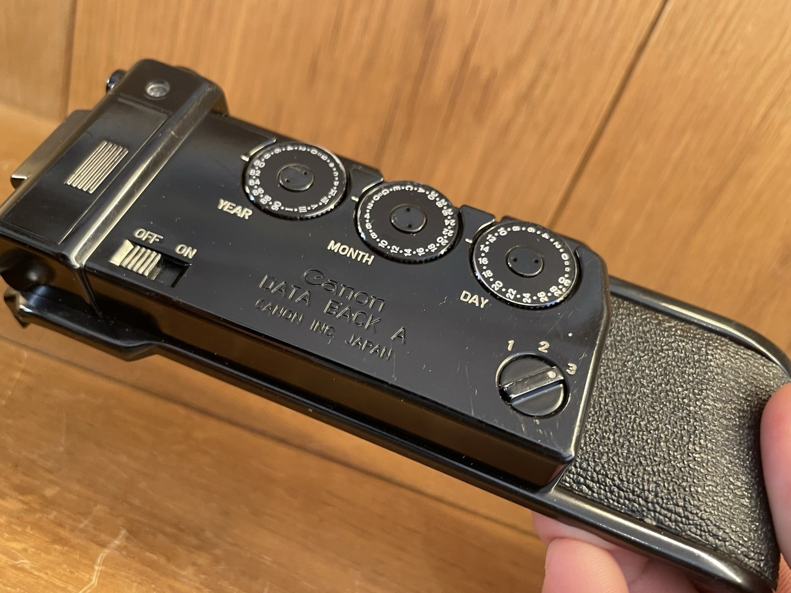*Near Mint ++* Canon Data Back A for A-1 AE-1 AE-1 Program From Japan