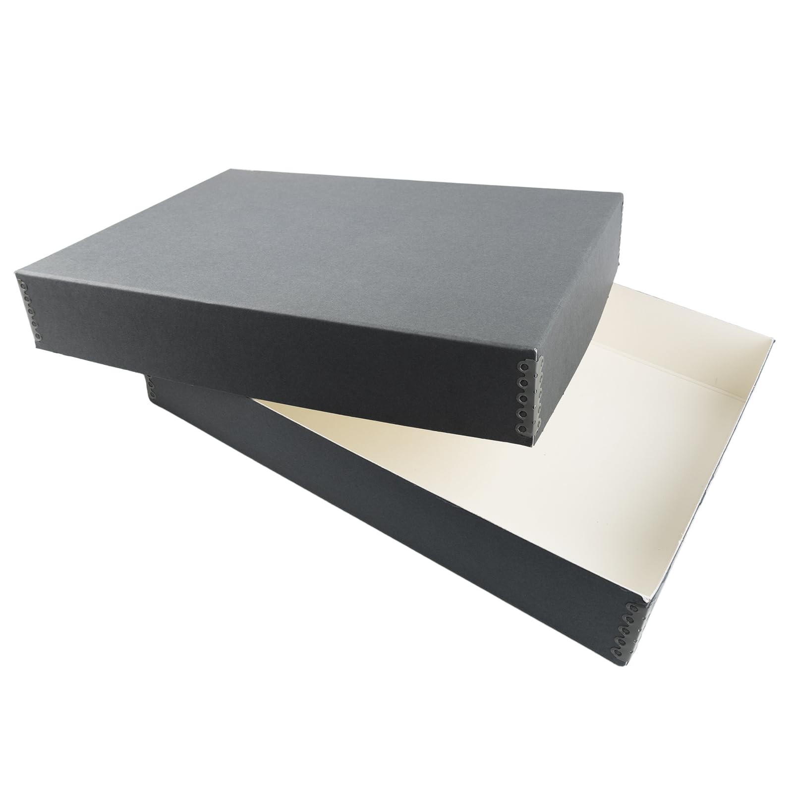 Lineco 18×13 Gray Archival Storage Box Acid-Free Museum Archive Photo Document