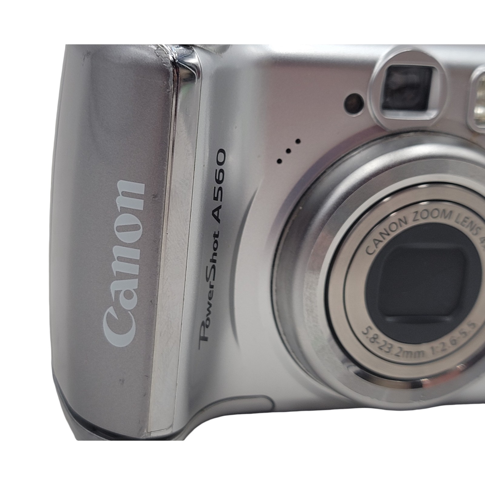 Canon PowerShot A560 Silver 7.1MP 4X Optical Zoom Built-in Flash Digital Camera