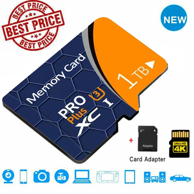 128GB 256GB Micro SD Card Memory Card TF Card with Free Adapter High Speed Lot