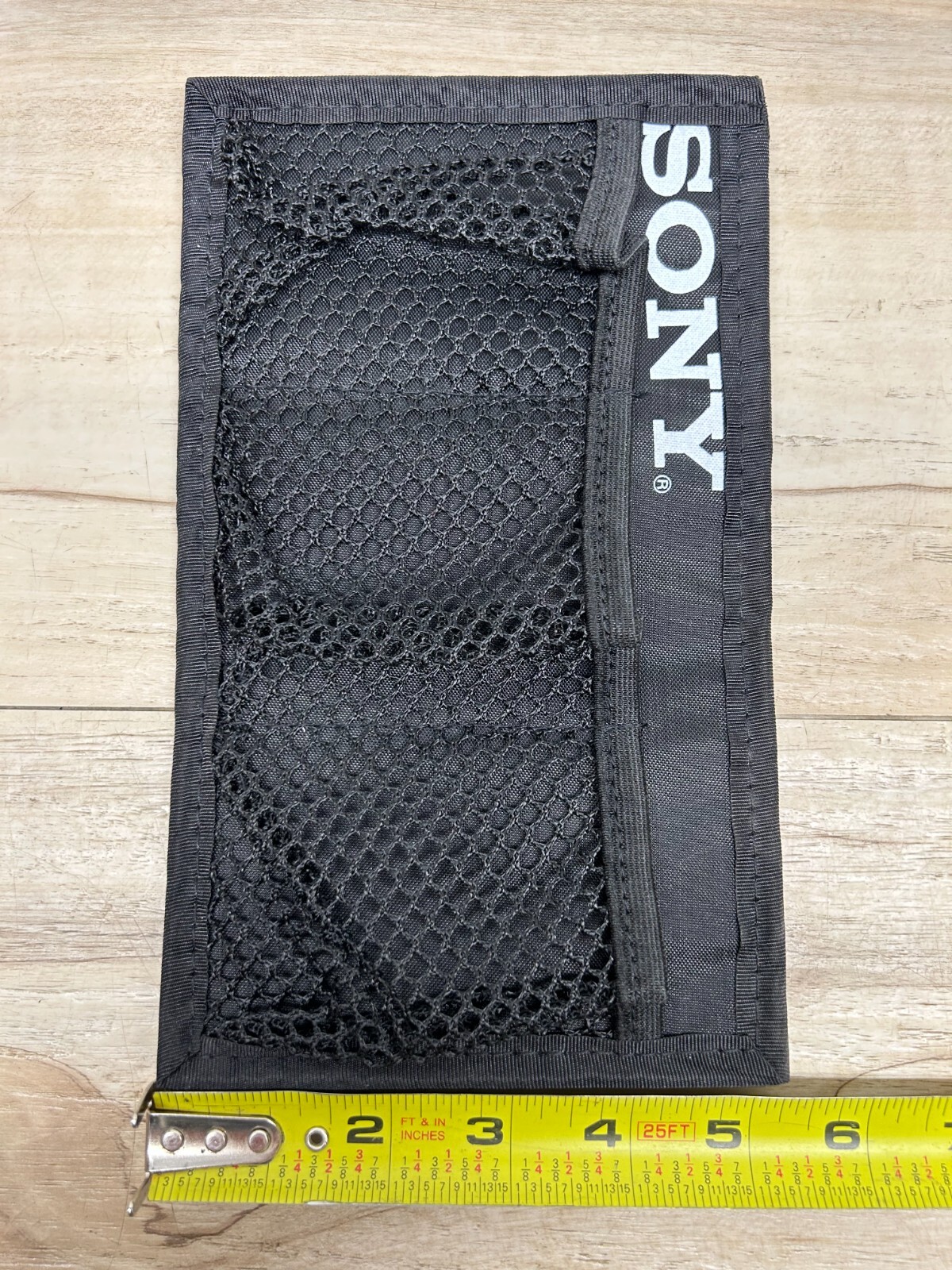 SONY Car Sun Visor Organizer 3 Pocket Storage Card Holder Pouch Bag New