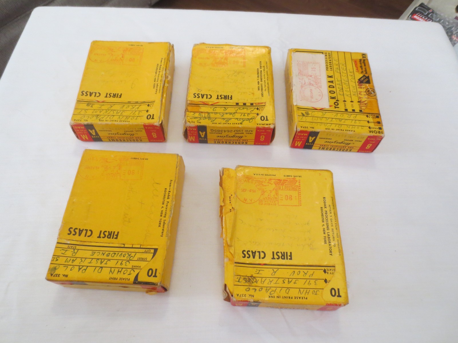 Kodak Kodachrome Safety Color Film Type A 25 Ft. 8mm Magazine – Lot Of 5