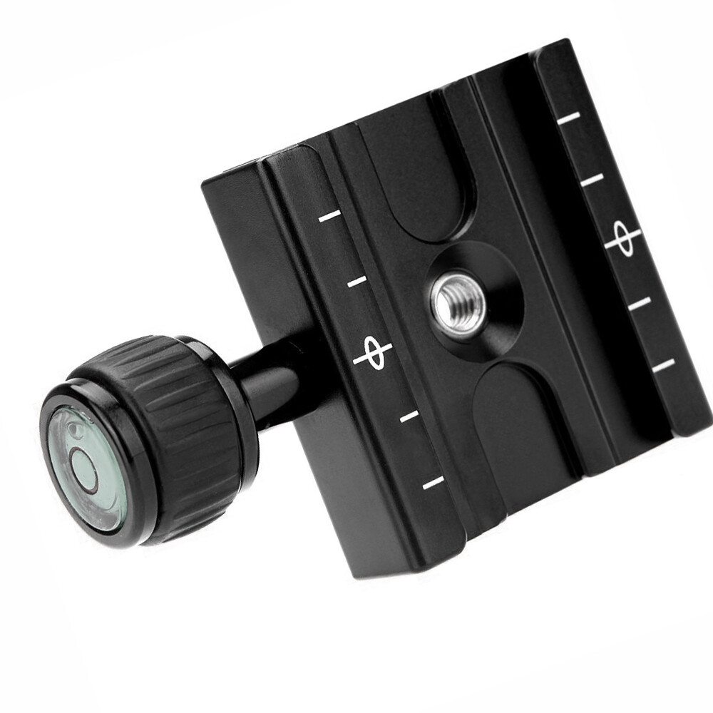 Metal Clamp & 50mm Quick Release Plate for Manfrotto Arca-Swiss Tripod BallHead