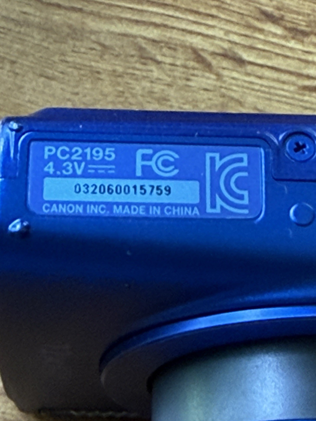Canon PowerShot ELPH 170 IS Blue 20MP 12x Zoom Camera + Charger Tested With Box