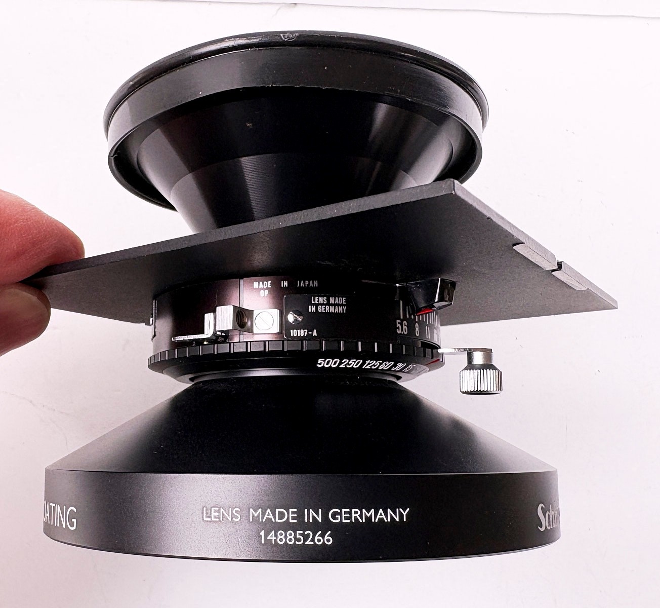 Schneider Super Angulon 72mm f5.6 XL Lens w/Copal 0
