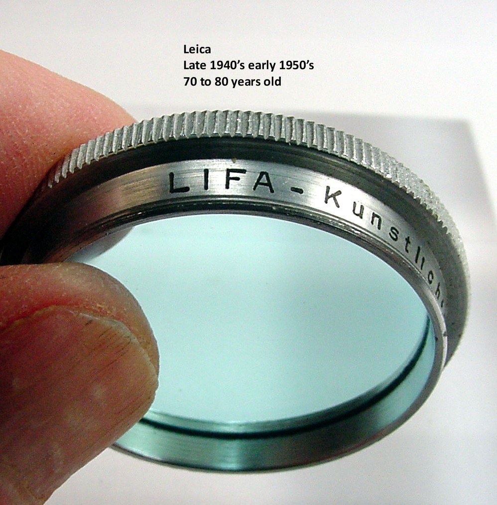36mm Blue Summitar LIFA Filter | E Leitz N.Y. | E++ | No box | $85 |