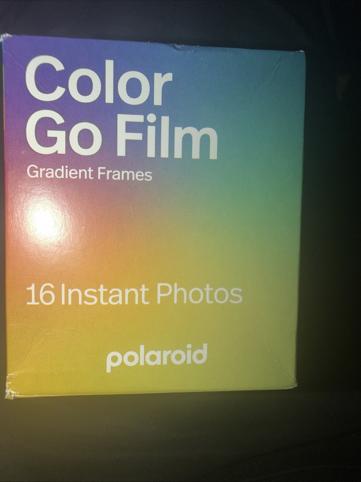 Polaroid Go Color Film Gradient Frames 16 Instant Photos ASA 640 New