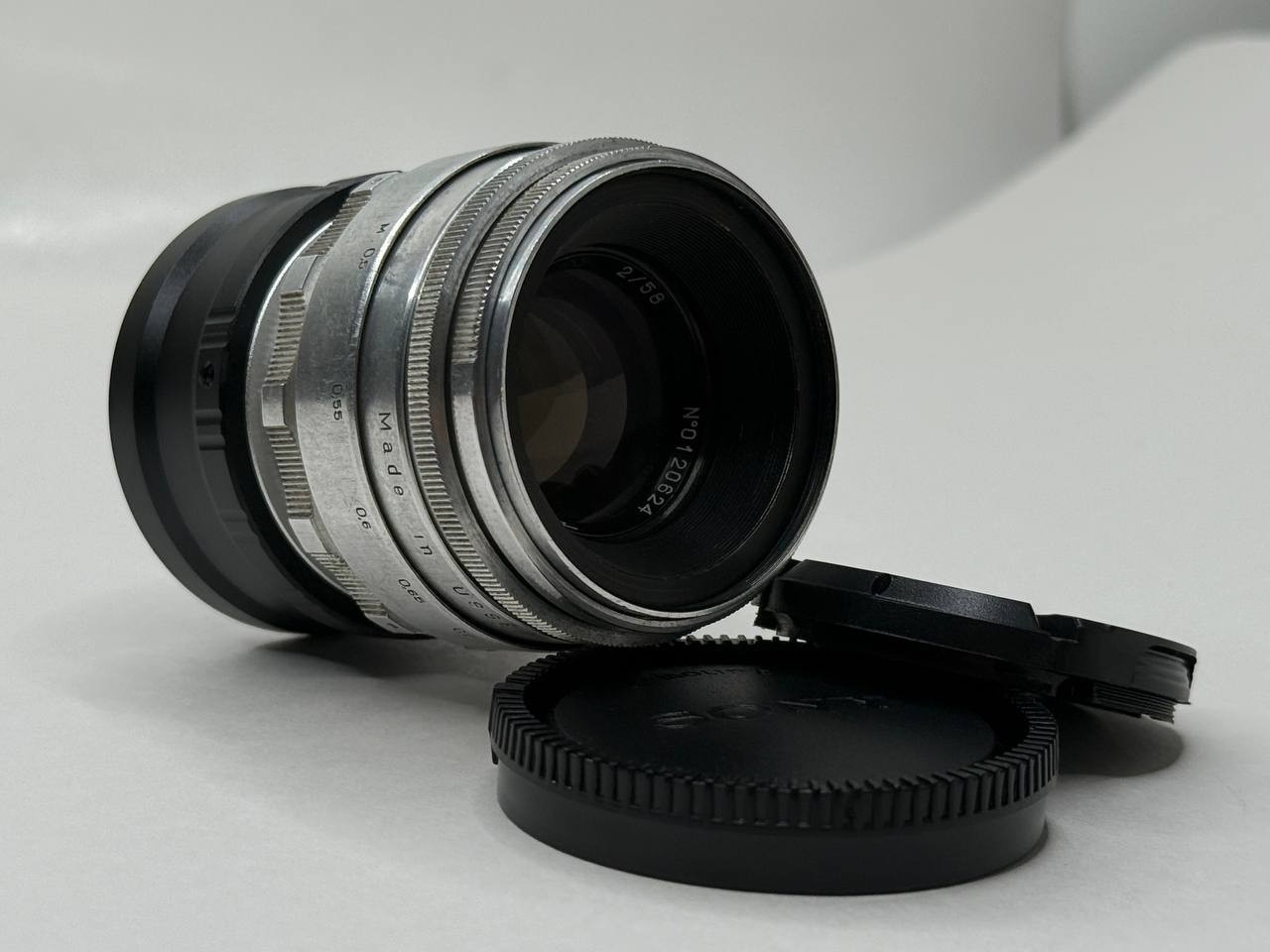 SERVICED Helios 44 58mm f/2 Silver 13 blades Bokeh SONY E cover Full Frame