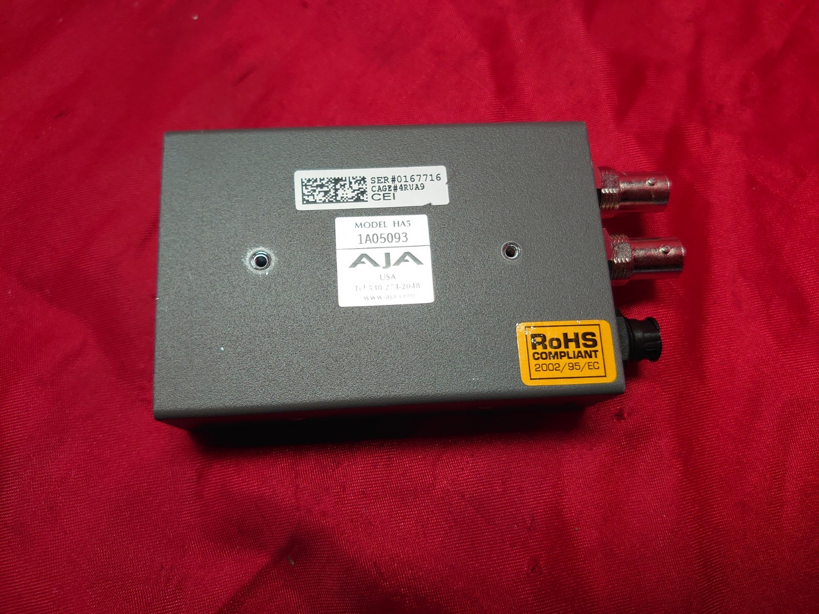 AJA HA5 HDMI to SDI / HD-SDI Converter/ No power adapter