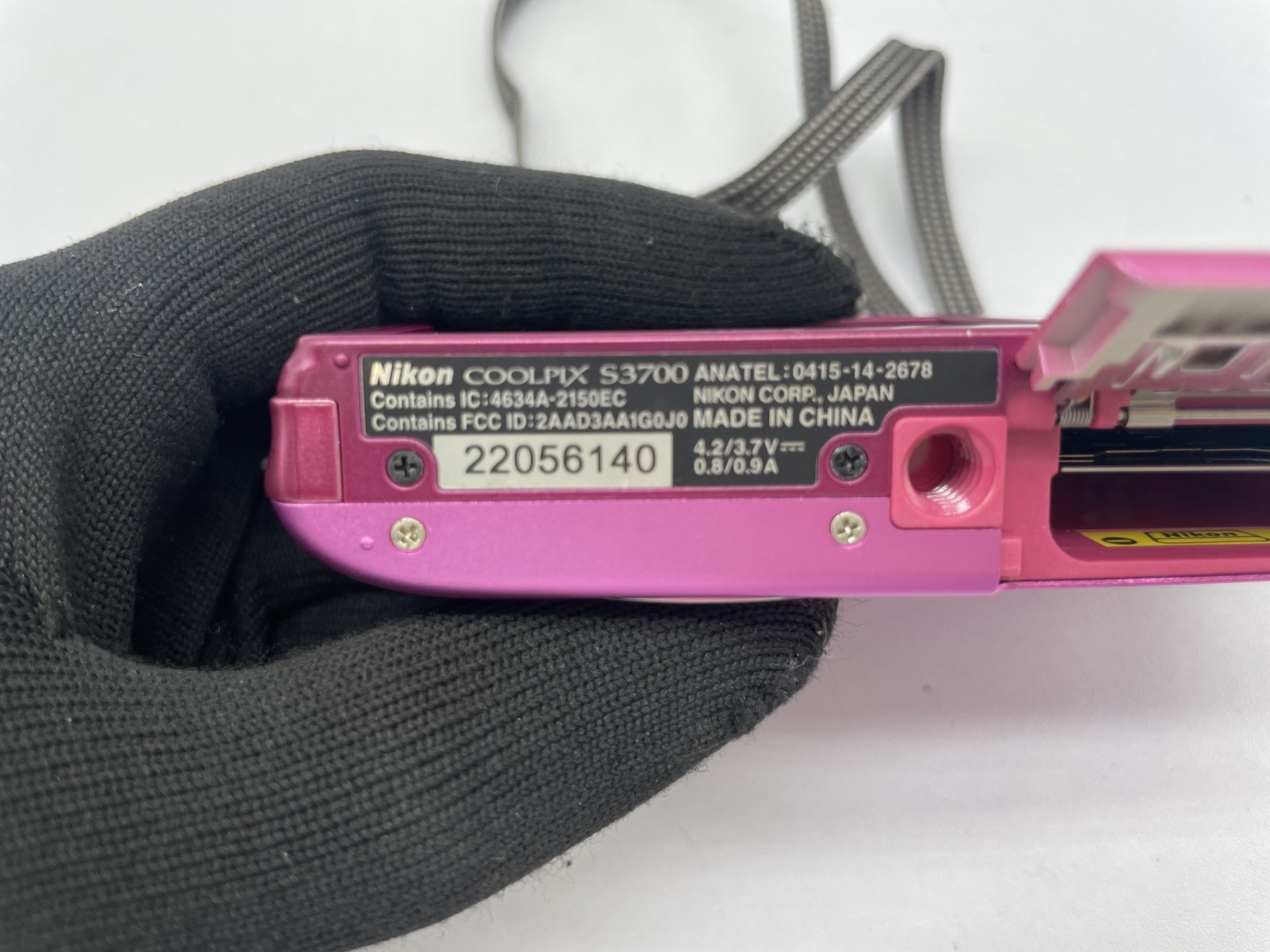 READ Nikon COOLPIX S3700 pink 8x Optical Zoom Compact Digital Camera 2333