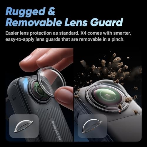 X4 Get-Set Bundle – 8K Waterproof 360 Action Get-Set Bundle -No Micro SD Card