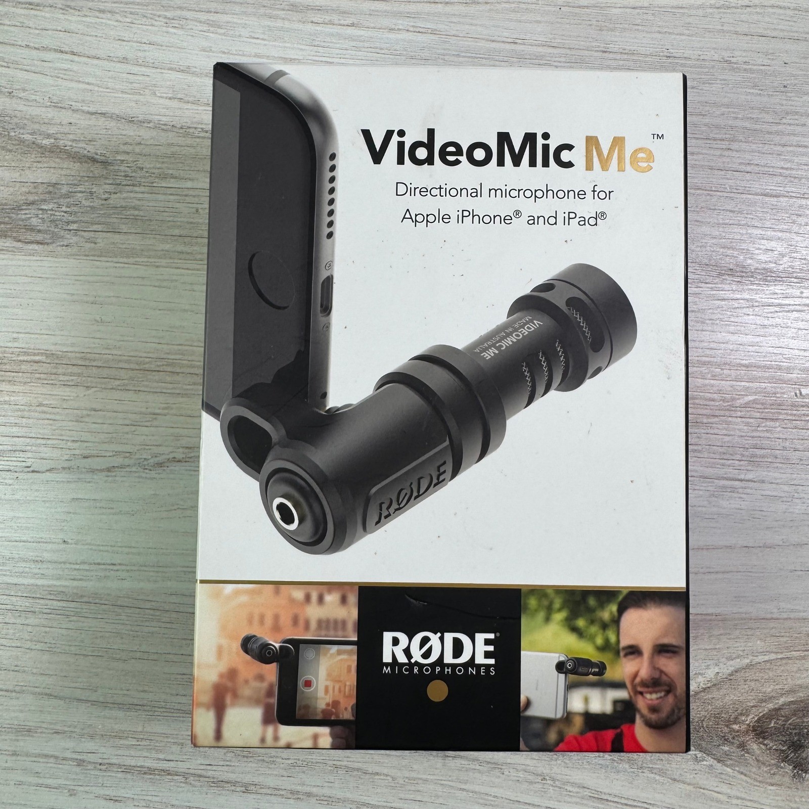 Rode VideoMic Me Directional Microphone for Apple iPhone iPad Vlogging Mic