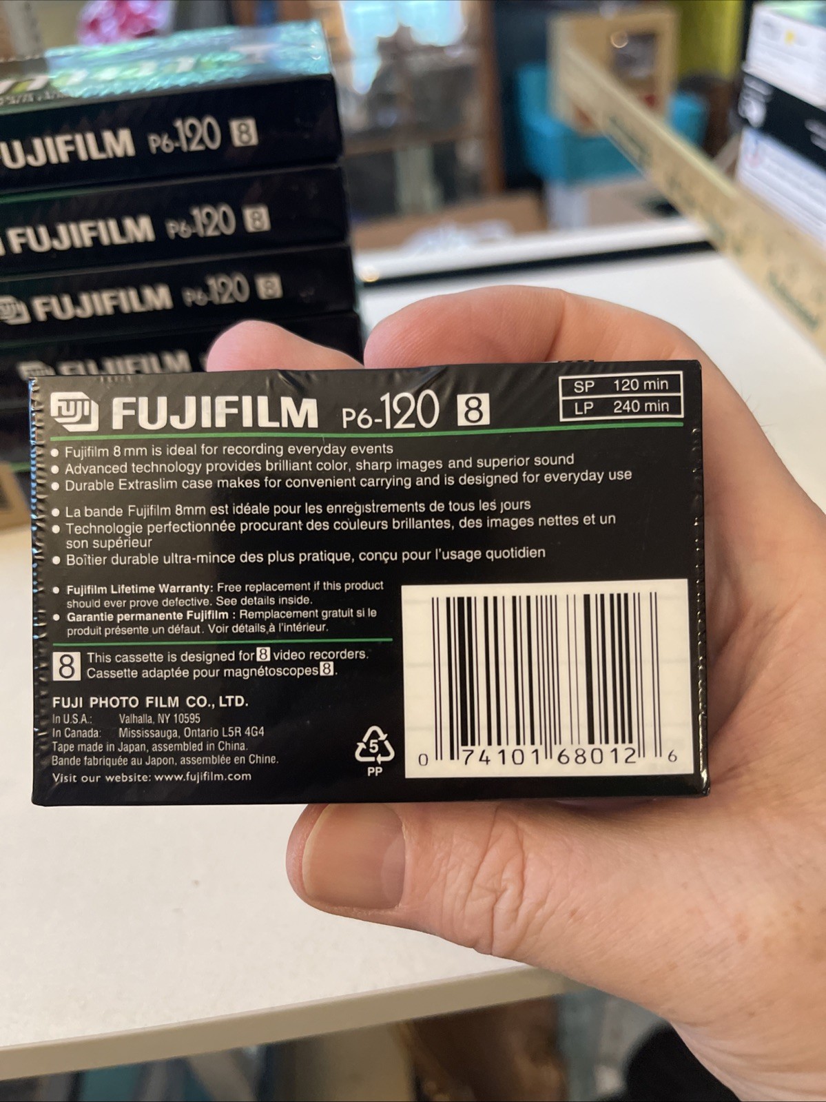 Fuji Film 8mm High Quality Video Cassettes 120 Min Pack Of: 10