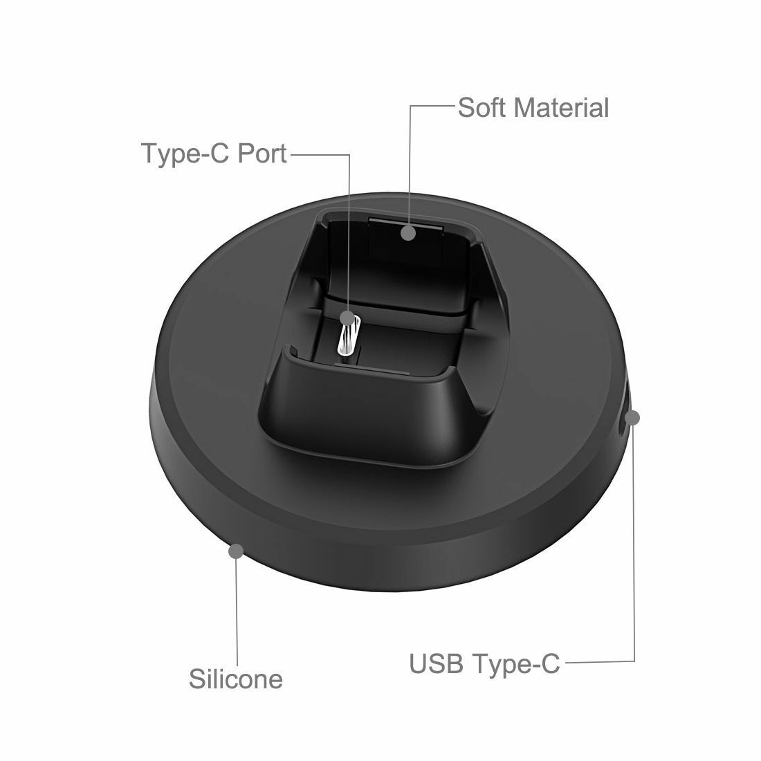 USB Type-C Charge Charging Base Dock Mount Bracket for DJI OSMO Pocket 1 2