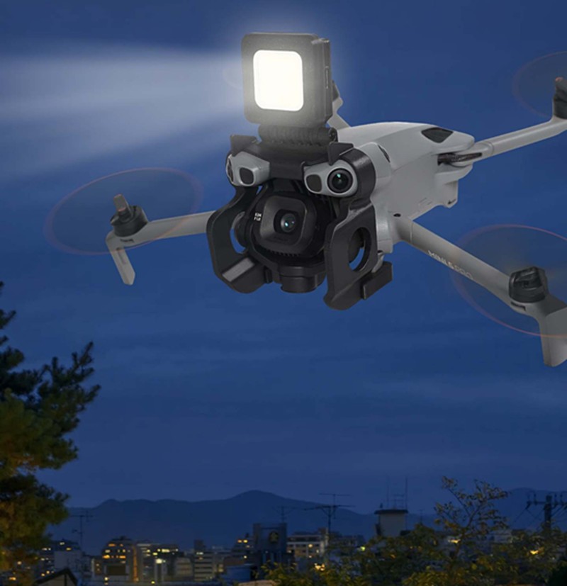 For DJI Mini 5 Pro Drone Gimbal Guard Protector Bumper w/ LED Light Accessories