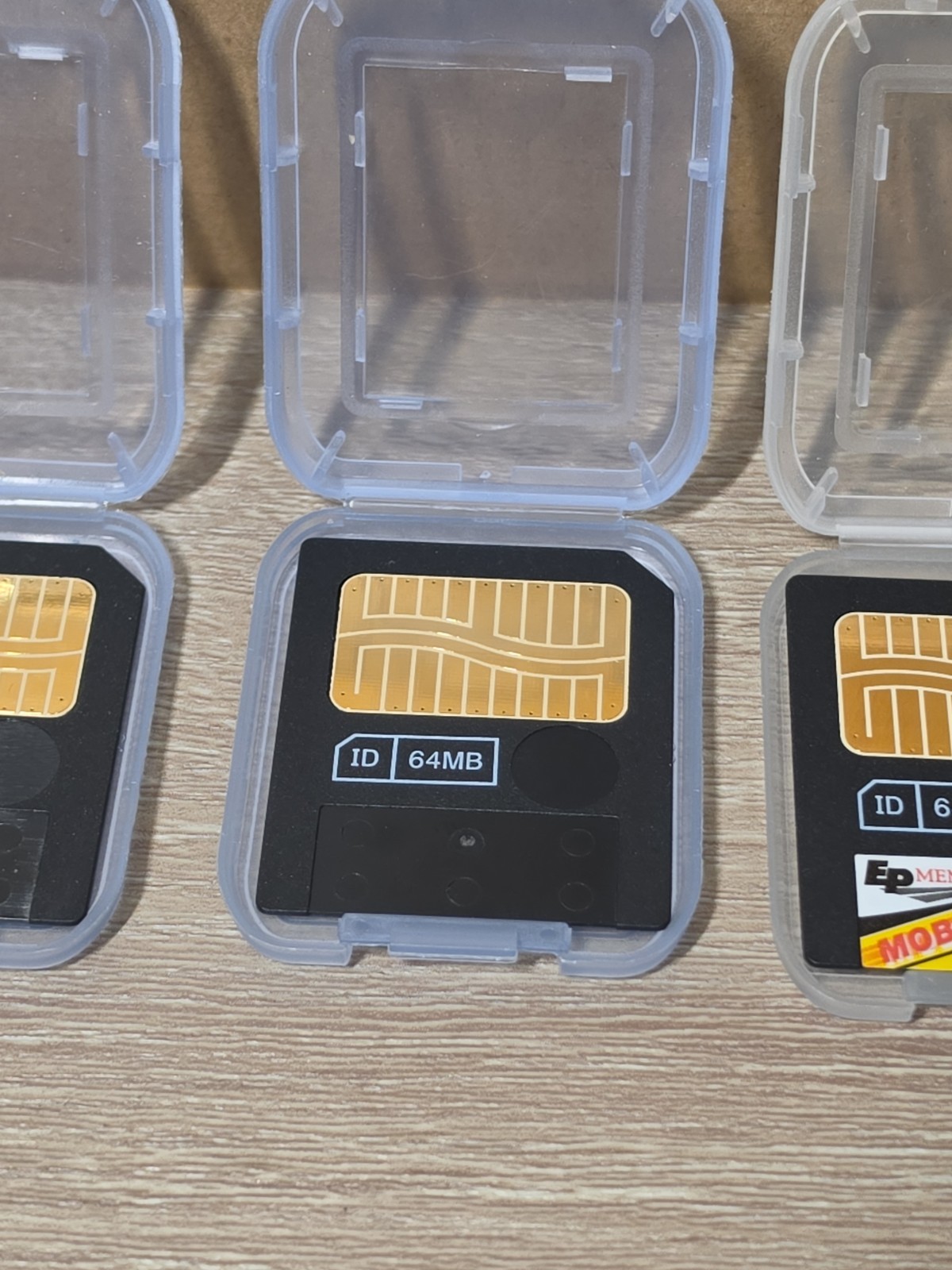 (Lot of 5) Smart Media 64MP Memory Cards. Used. Tested. Working. Free Shipping.