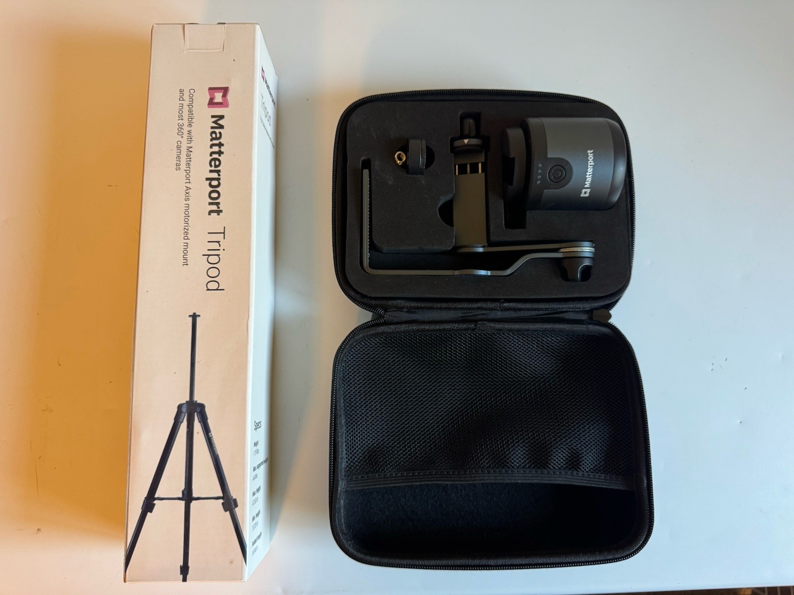 Matterport Axis Motorized Head Smartphone Tripod Kit w/ Case