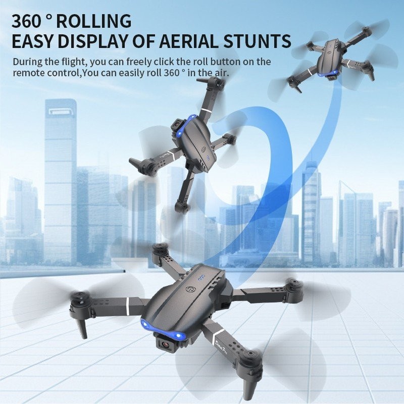 4K HD Drone Dual Camera WiFi FPV Foldable Quadcopter RC with Screen Remote