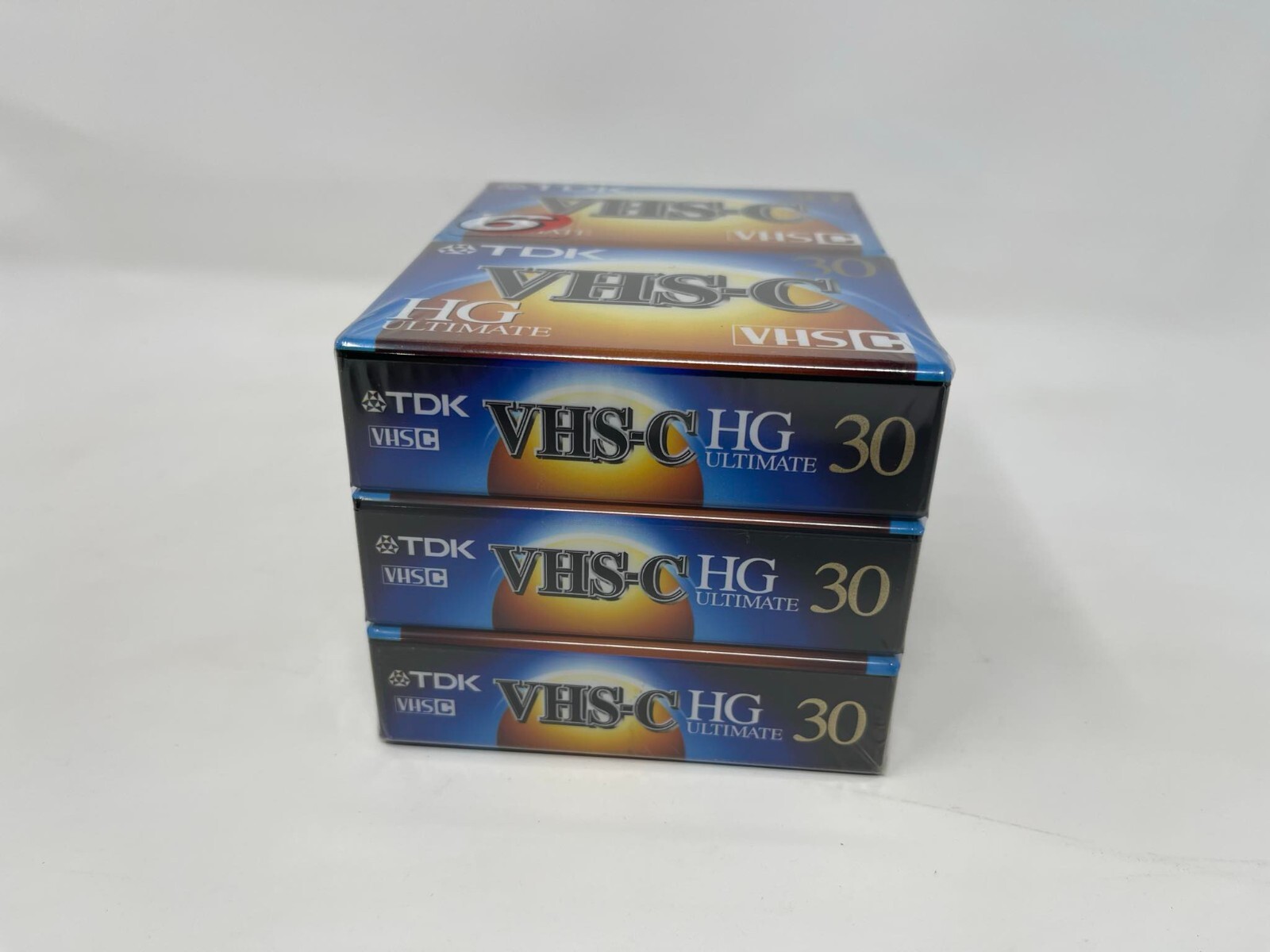TDK TC30 HG Ultimate VHS-C Camcorder Tapes 6 Pack Bundle Brand New!