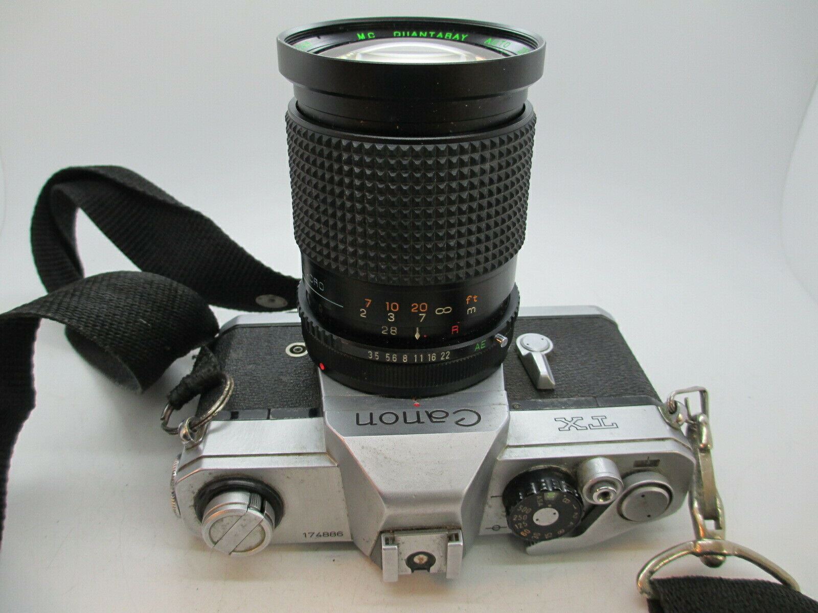 Canon TX 35mm SLR Film Camera with MF Zoom Lens !!!Working Tested!!!