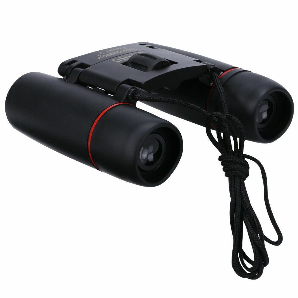 Binoculars 30×60 Zoom Outdoor Travel Compact Folding Telescope Hunting Day/Night