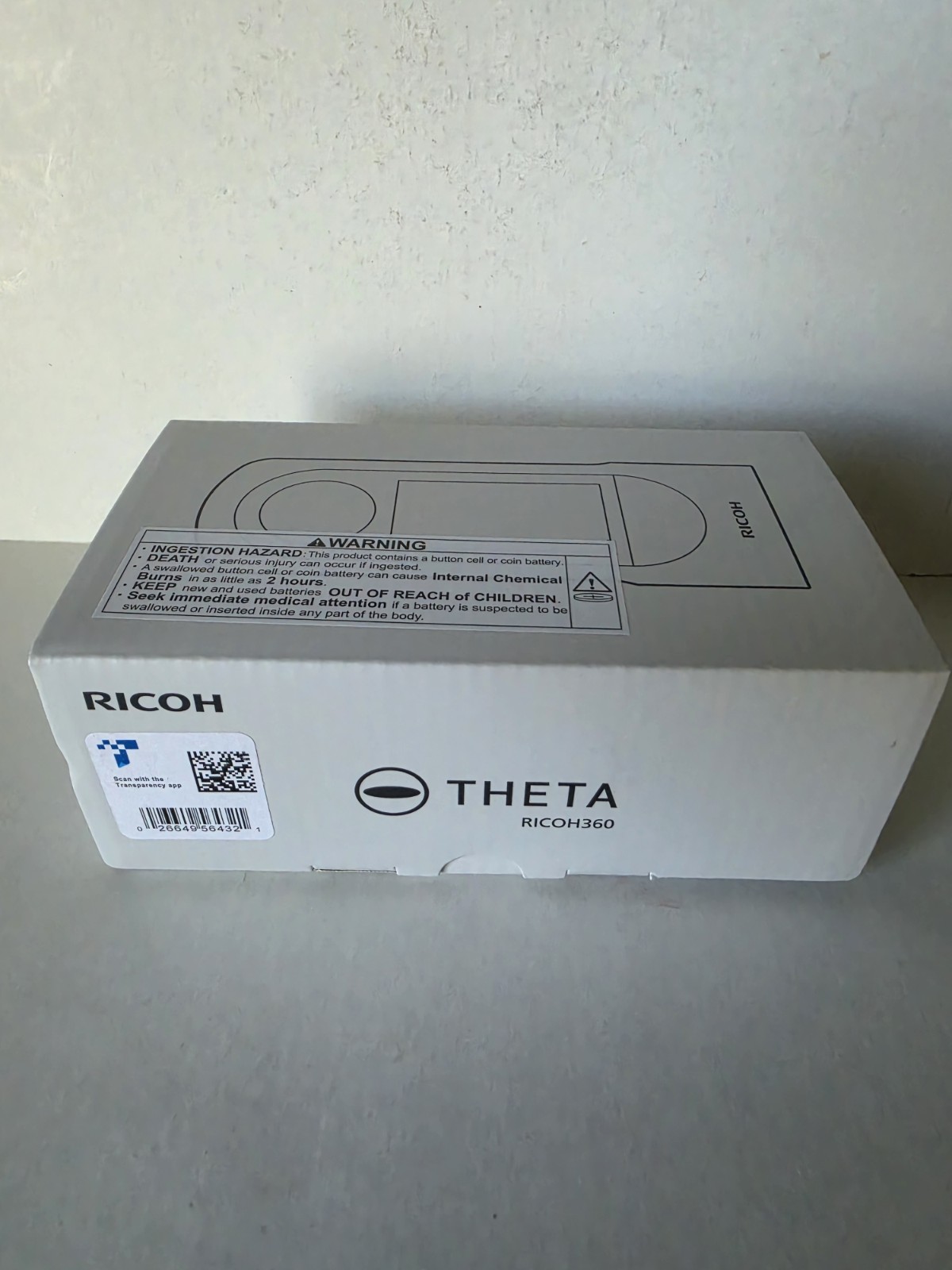 NEW Ricoh Theta X 360 Degree 2.25″ Touchscreen Camera (R04010) – Metallic Gray