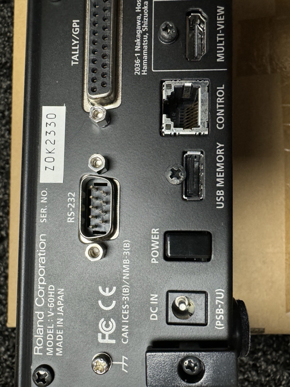 Roland V-60HD Multi-Format HD Video Switcher CG01U65