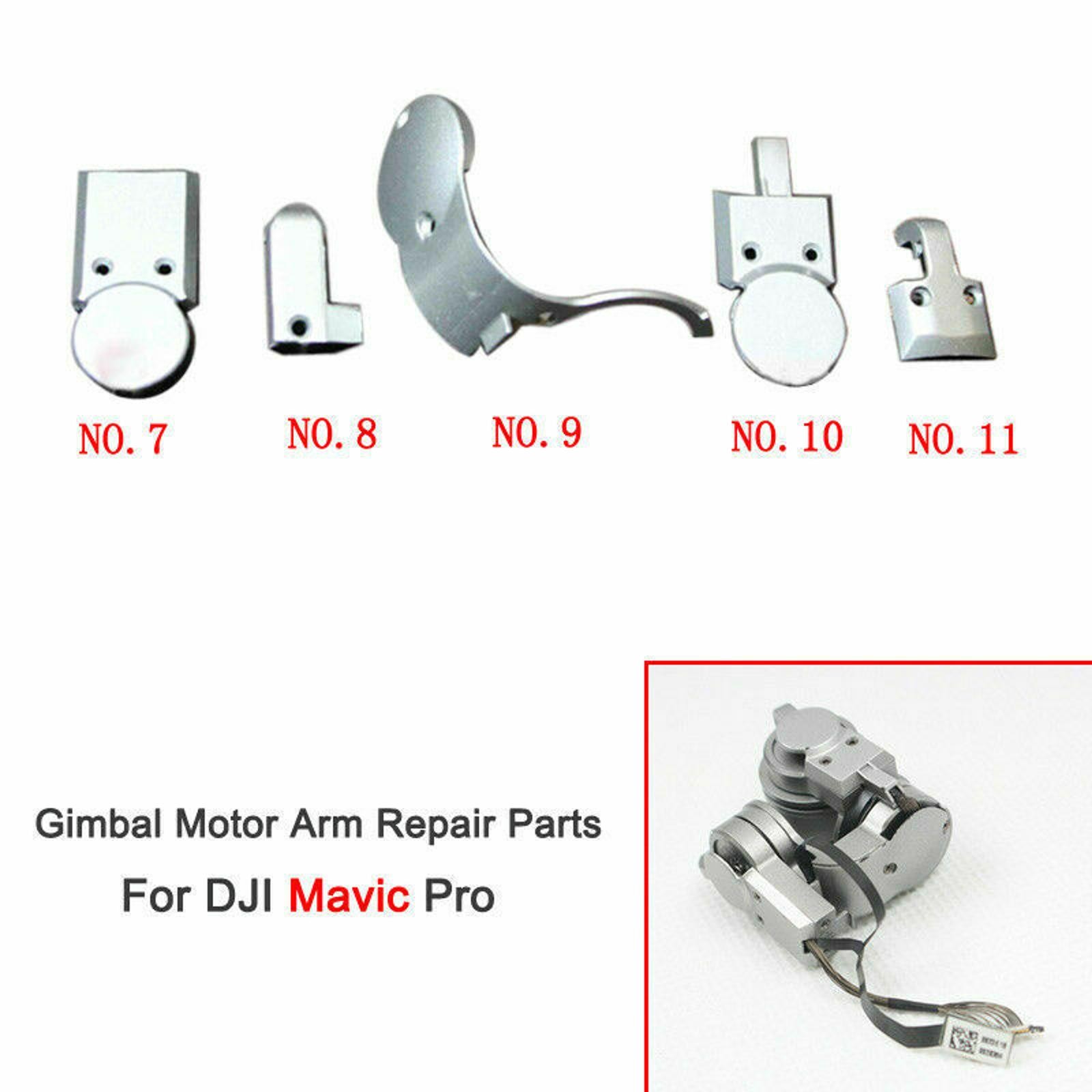 5 IN 1 Original Gimbal Camera Cover Kit For DJI Mavic Pro Drone Arm Motor Cable