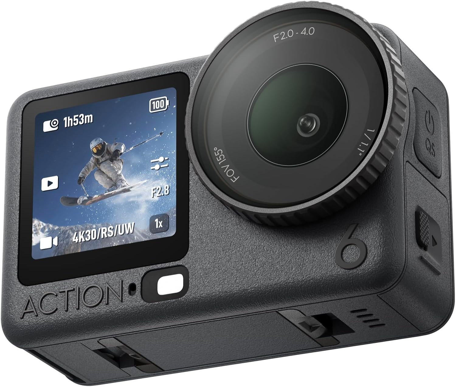 DJI Osmo Action 6 Essential Combo,8K Action Camera with 1/1.1″ Square Sensor