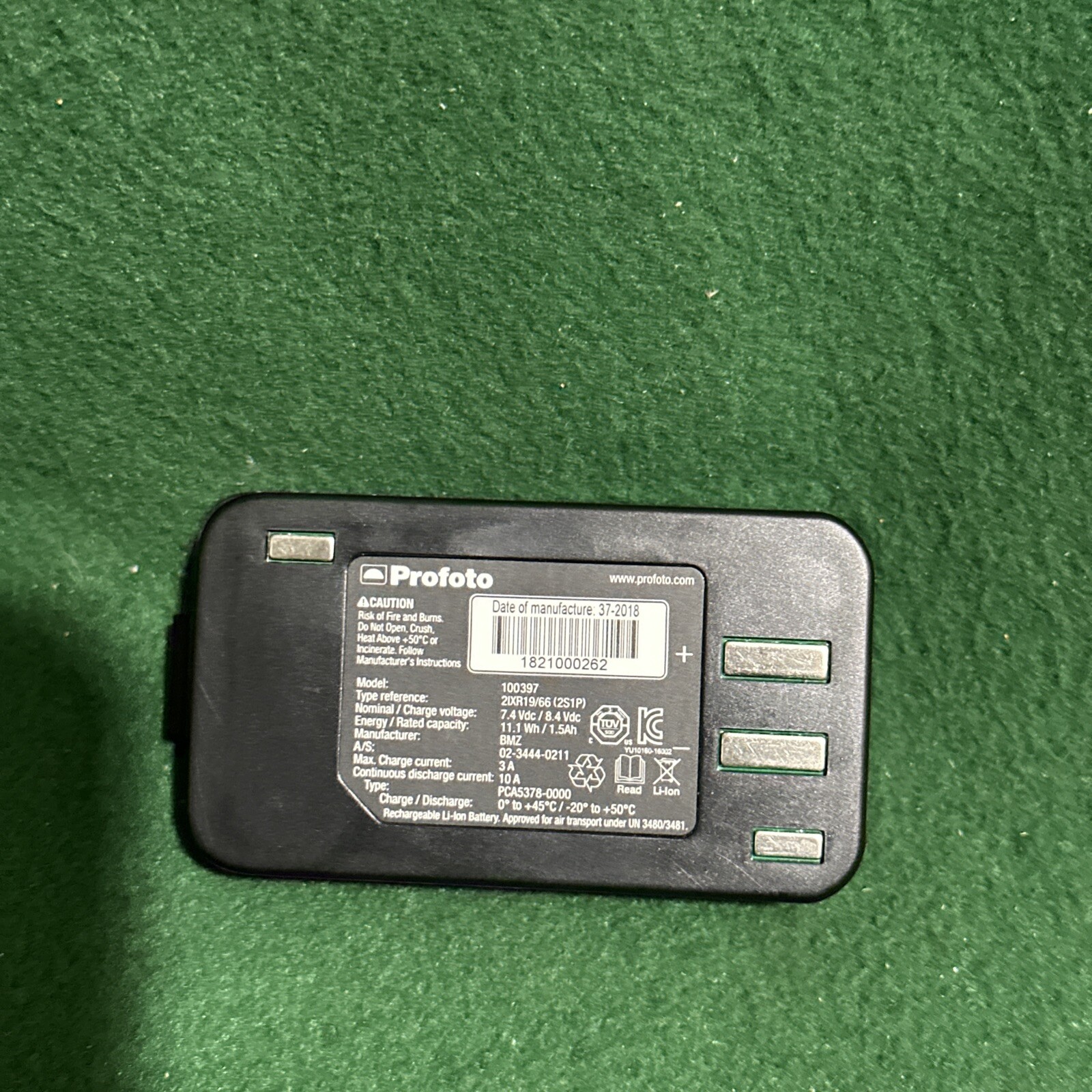 Profoto Li-Ion Battery for A1 AirTTL On-Camera Flash New
