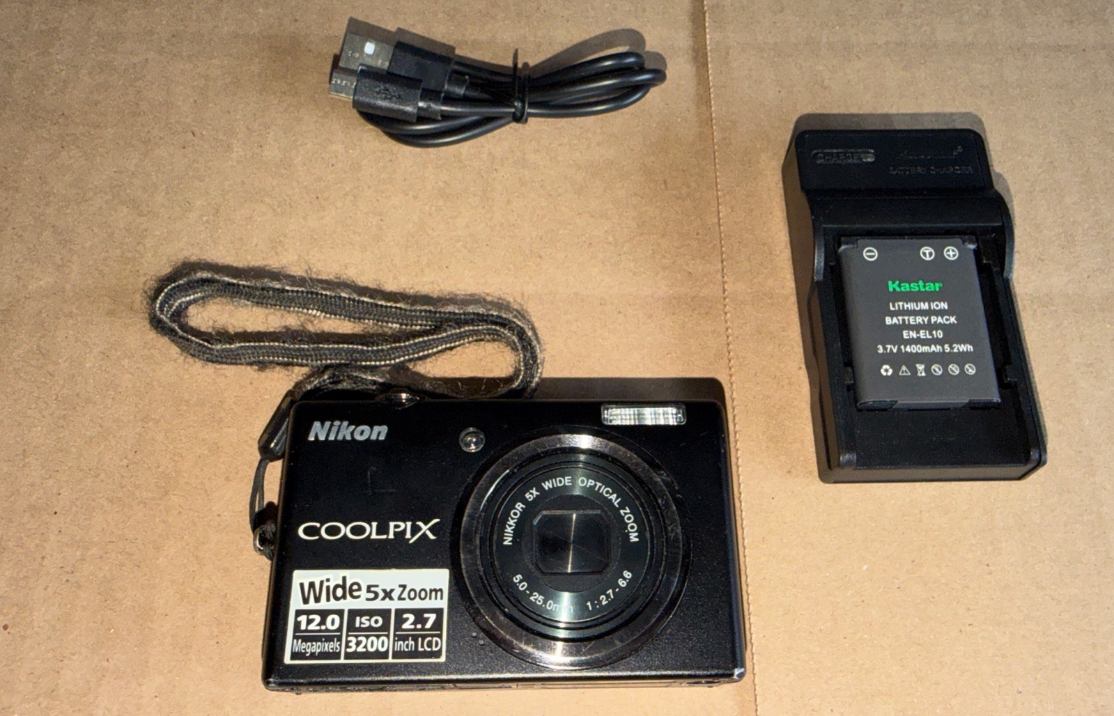 Nikon COOLPIX S570 12.0MP Digital Camera – Black – Tested