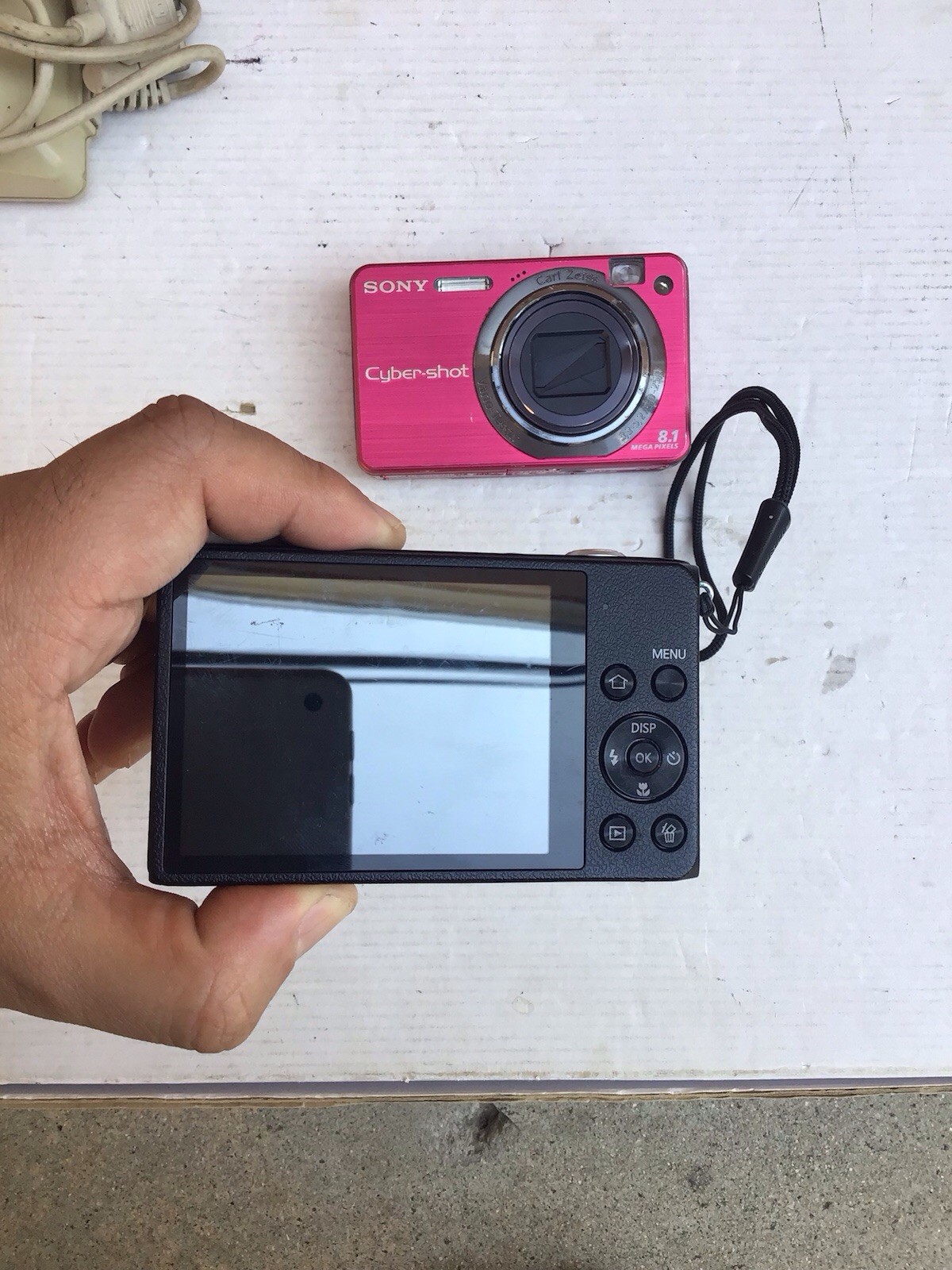 SAMSUNG DV300GF & SONY DSC-W150 RED COLOR UNTESTED SOLD AS-IS NO RETURN