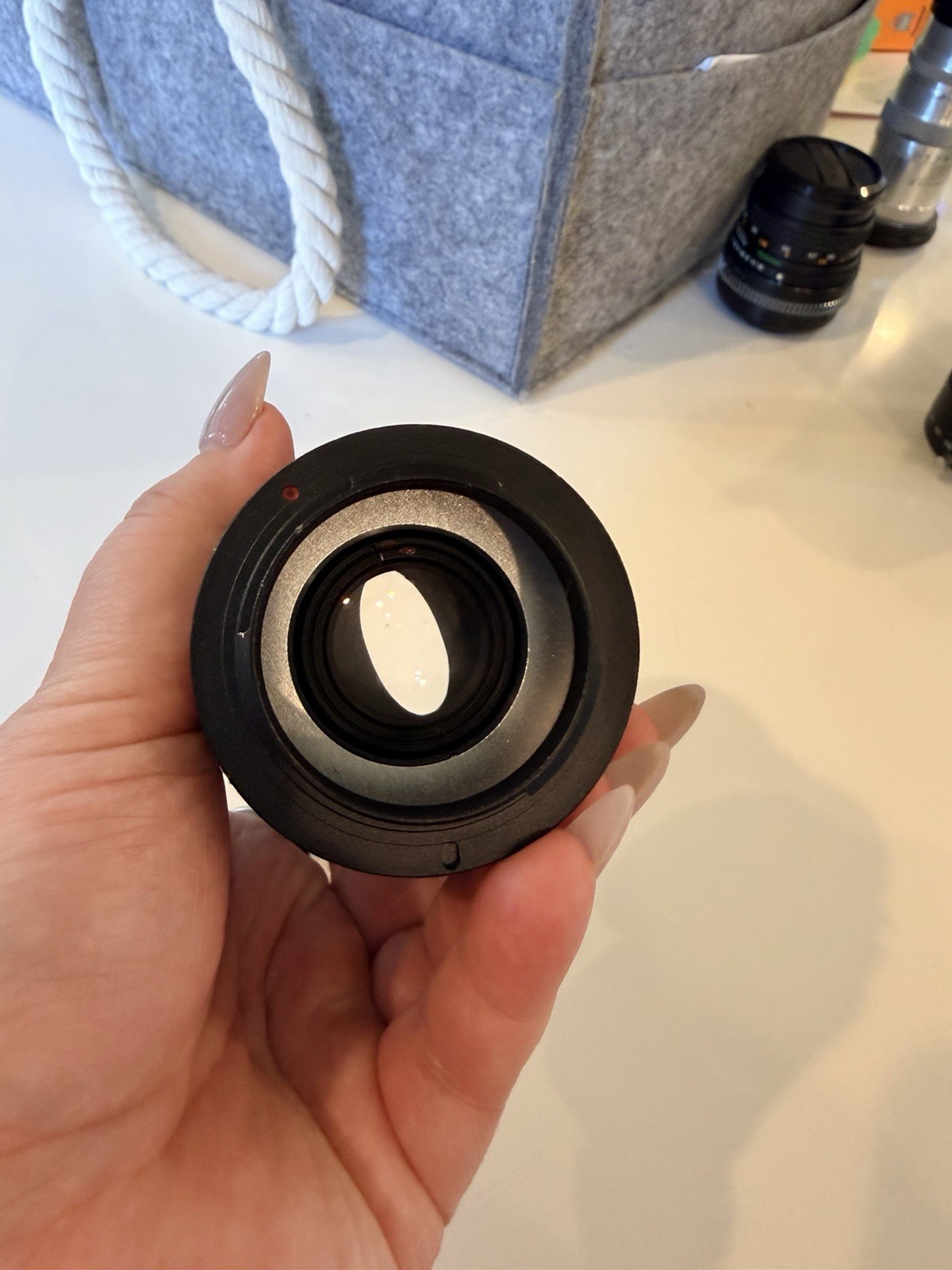 Helios 44M 58mm f/2 refurbished w installed anamorphic adapter and cine updates