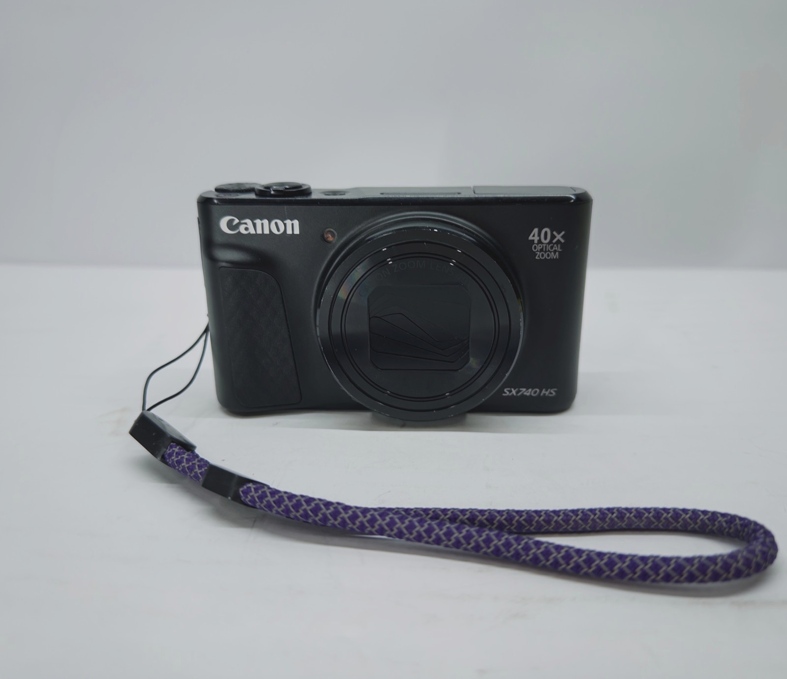 Canon PowerShot SX740 HS 20.3MP 4K Digital Camera Wi-Fi Black NO POWER READ