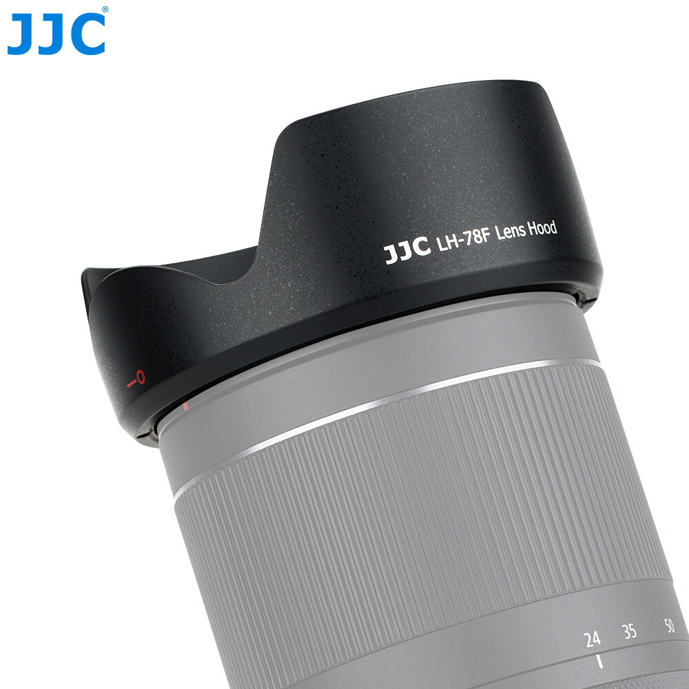 JJC Petal Bayonet Lens Hood +Cap for Canon RF 24-240mm f/4-6.3 IS USM as EW-78F