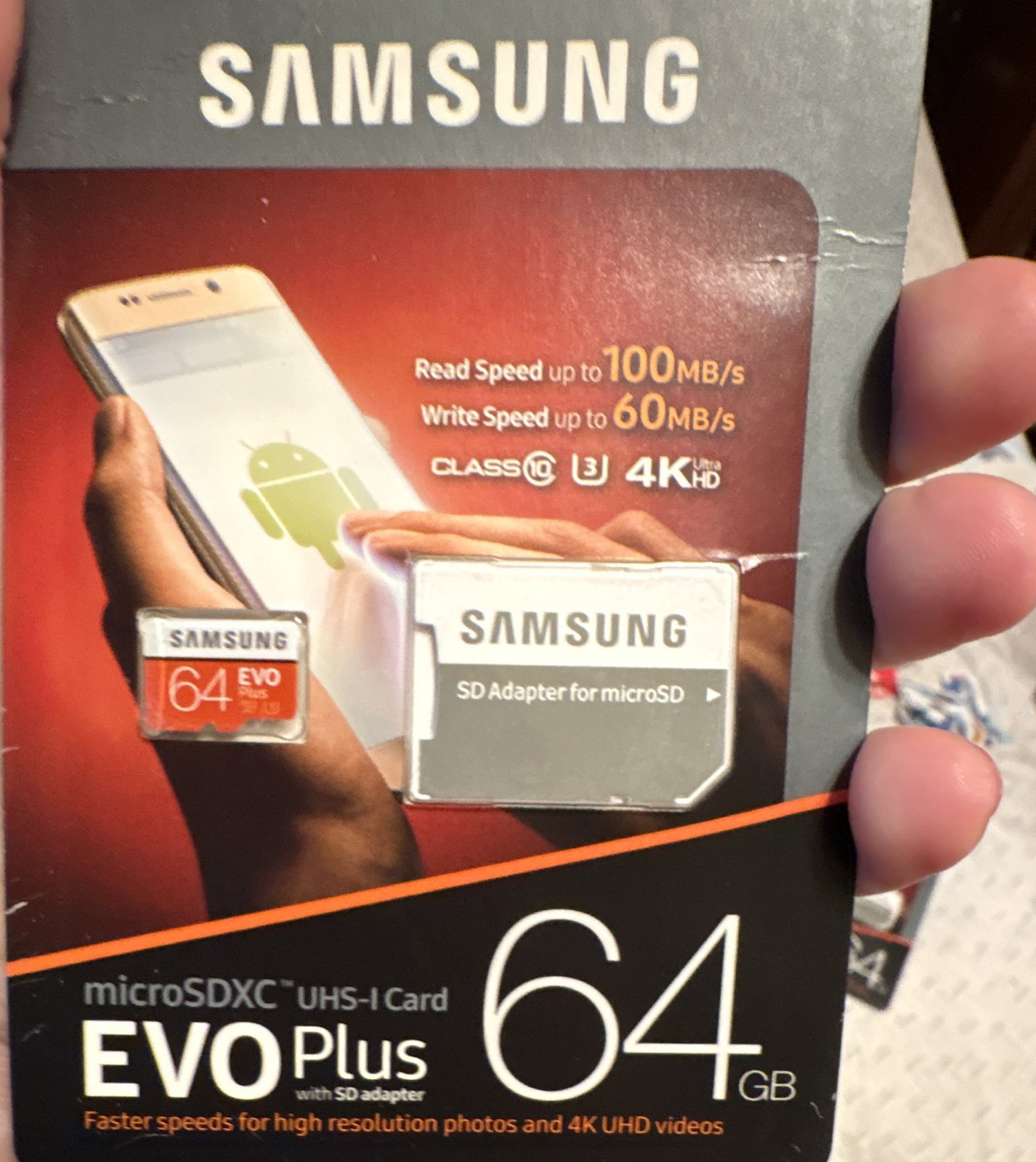 Samsung EVO Plus 64GB microSDXC UHS-I Class 10 Card w/ SD Adapter