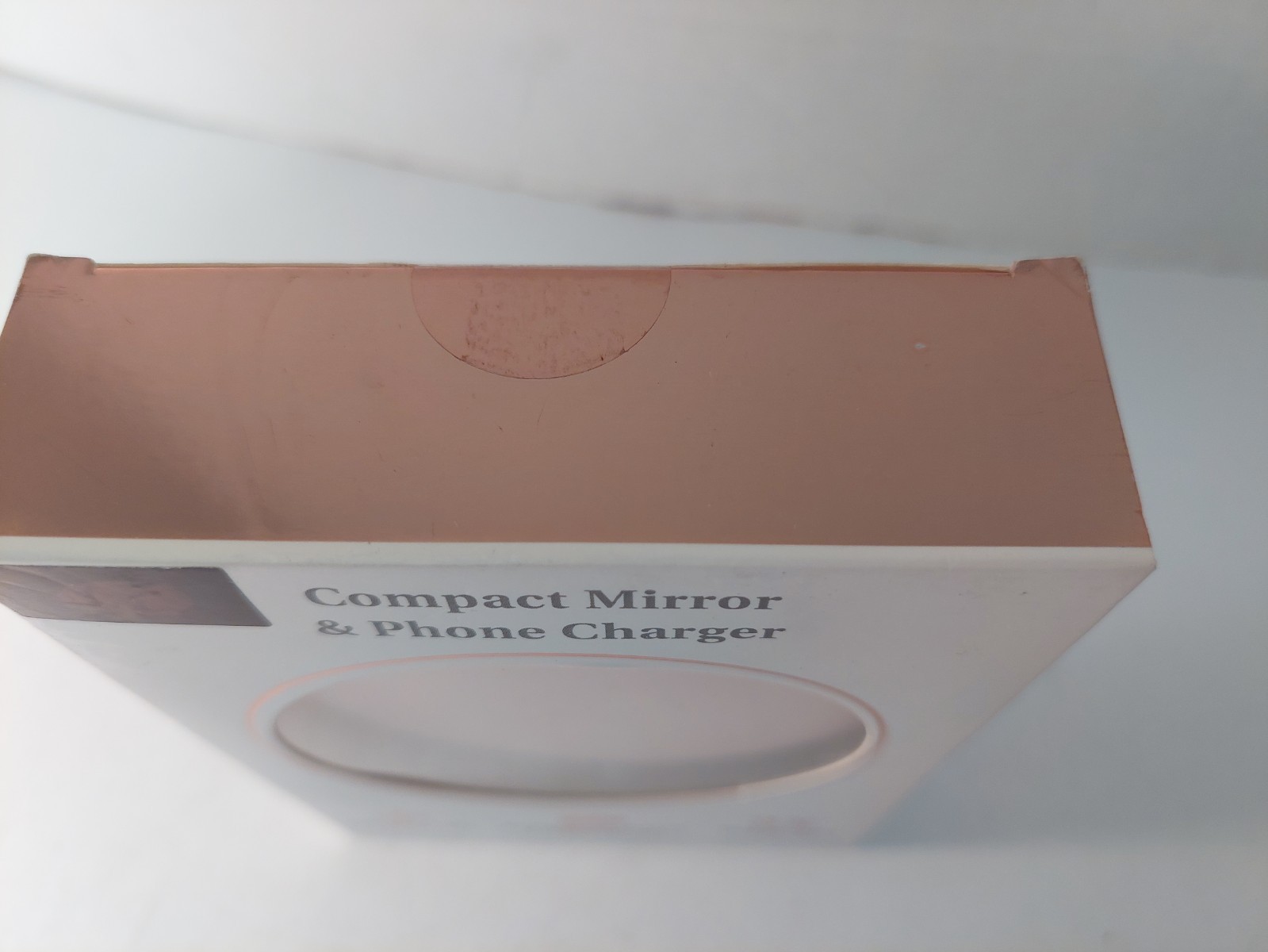 Compact Mirror And Phone Charger LED Ring Light Rechargeable 2X New Sealed