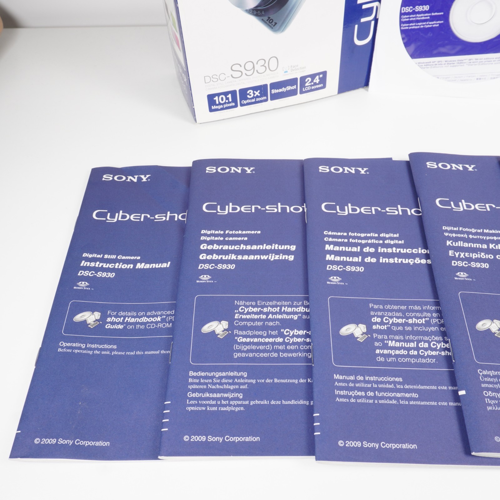 SONY CYBERSHOT DSC-S930 10.1MP Compact Digital Camera – AA Battery
