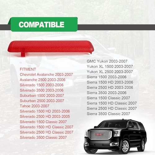 1 Pair Rear Left Driver and Right Passenger Side Door Red Reflector Panel,