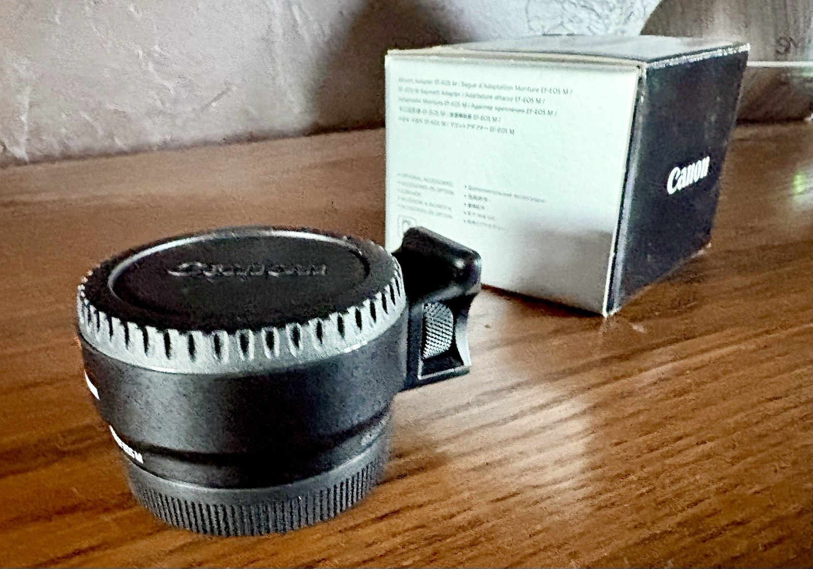 Canon EF-EOS M Lens Mount Adapter for EOS M, Twist-On, Tripod Mount