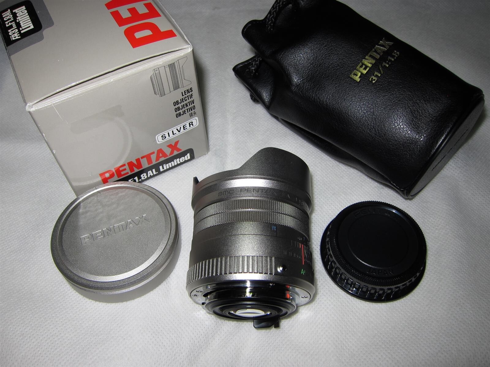 SMC Pentax FA 31mm 1:1.8 AL LIMITED Silver… Pentax KAF Mount.. Made in JAPAN