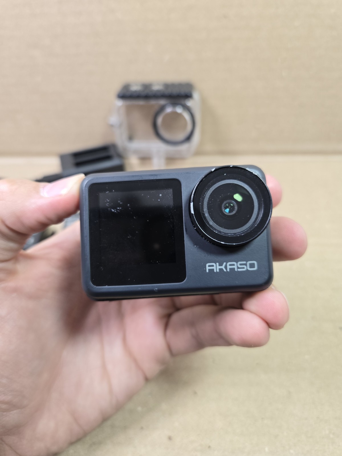 Akaso Brave 7 LE Action Camera 4k Wifi Waterproof w/Batteries & 256gb SD Tested