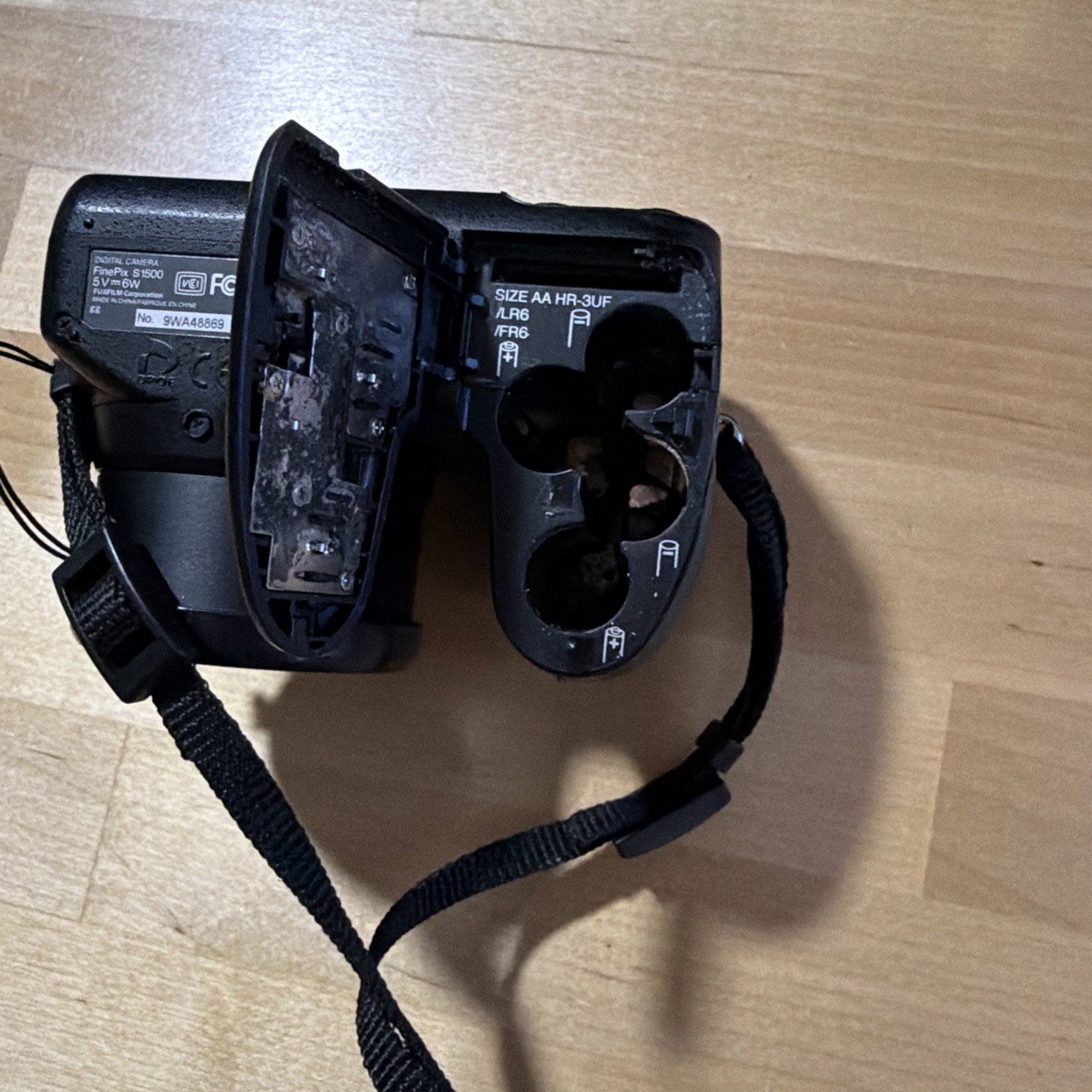 Fujifilm FinePix S Series S1500 10.0MP Digital Camera Black Tested Working Cond