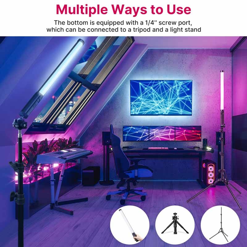 Ulanzi VL119RGB Tube Led Video Light Handheld 2500K-9000K Mini Photography Light