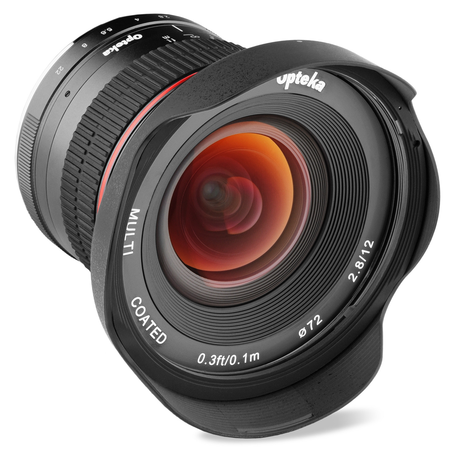Opteka 12mm f/2.8 Manual Wide Angle Lens for Nikon 1 J5 J4 J3 J2 J1 S2 S1 V3 V2