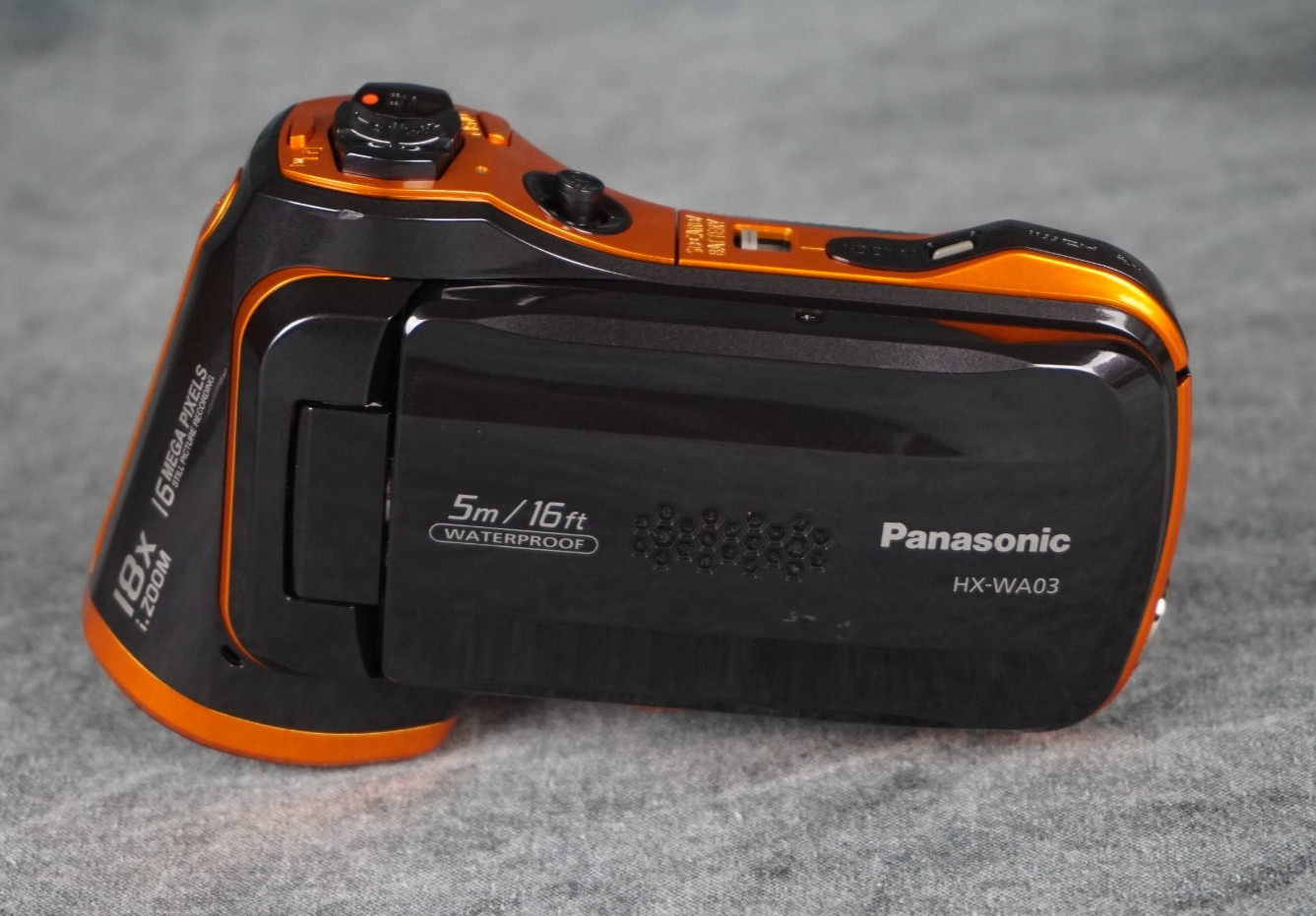 Panasonic HX-WA03 Full HD 1080p 30fps MP4 Flash Camcorder Waterproof 5x Tested
