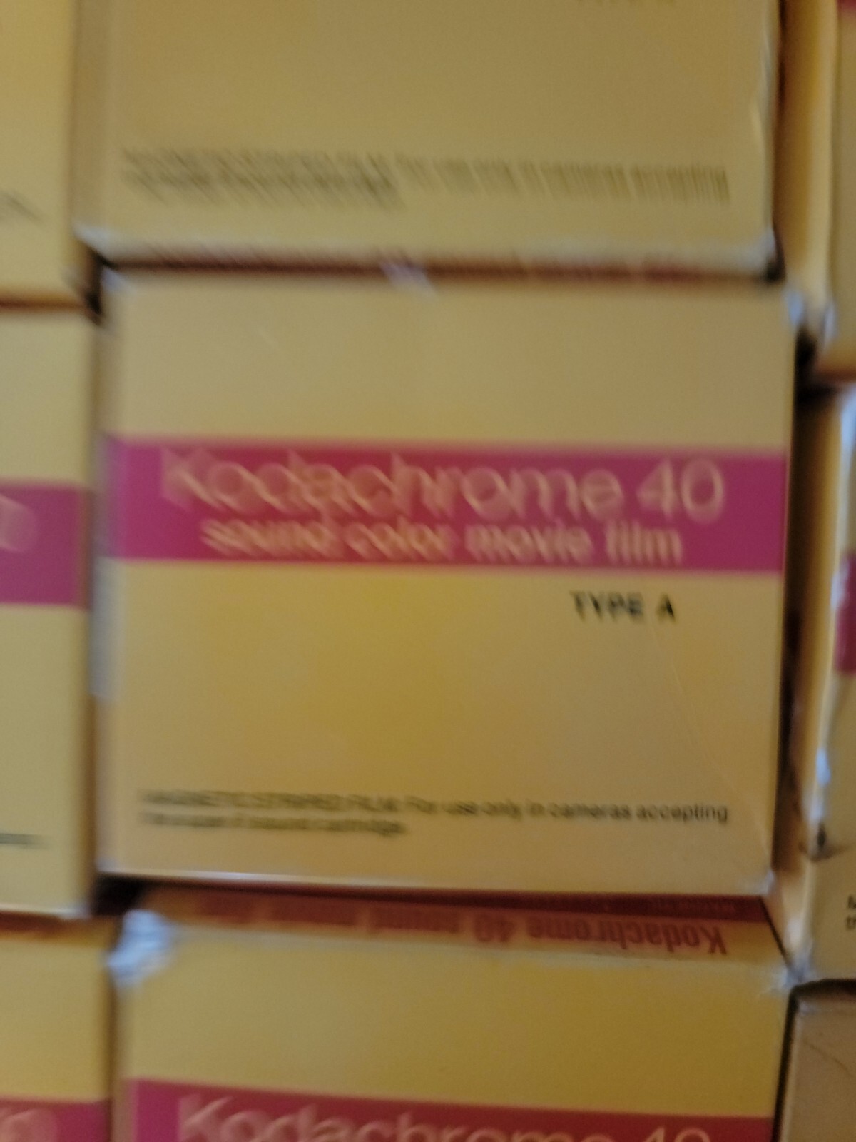 Kodak Kodachrome K40 Sound Super 8 mm Color Movie Film Type A Sold Per Box NOS