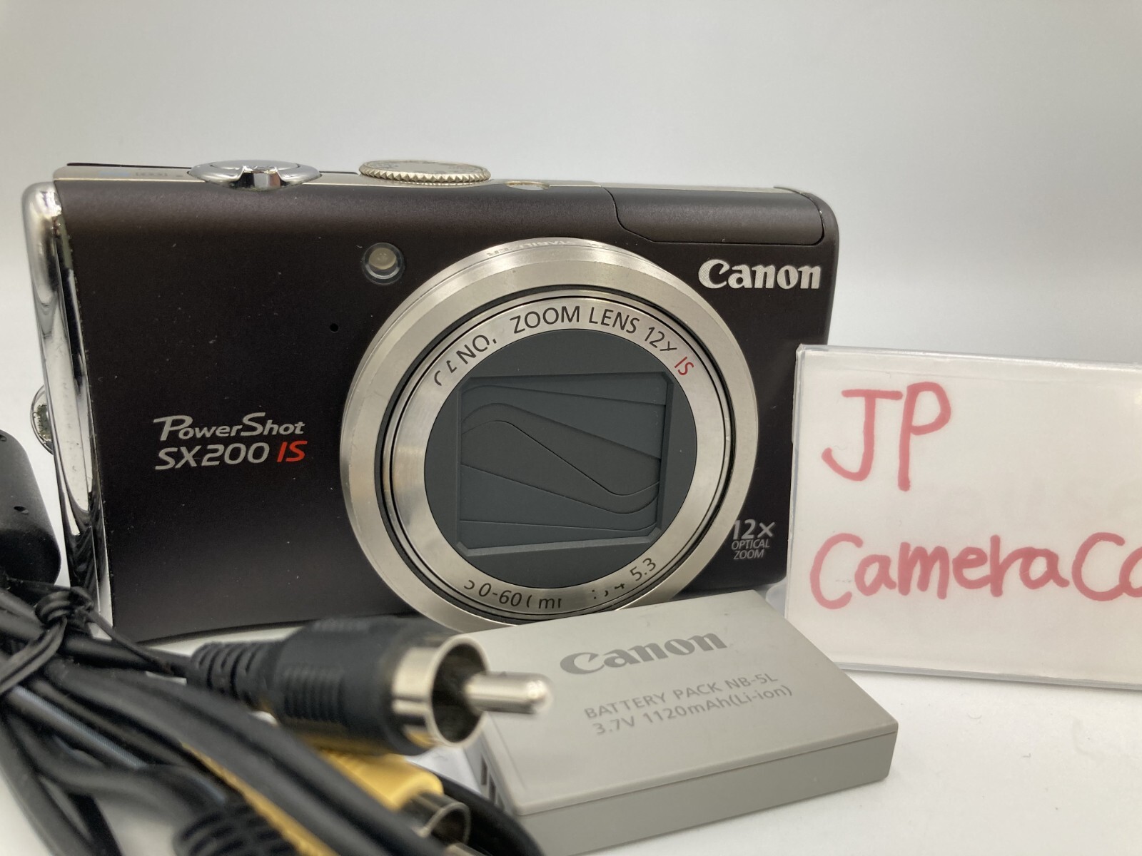 Excellent Canon Digital Camera PowerShot SX200 IS Black English 0280