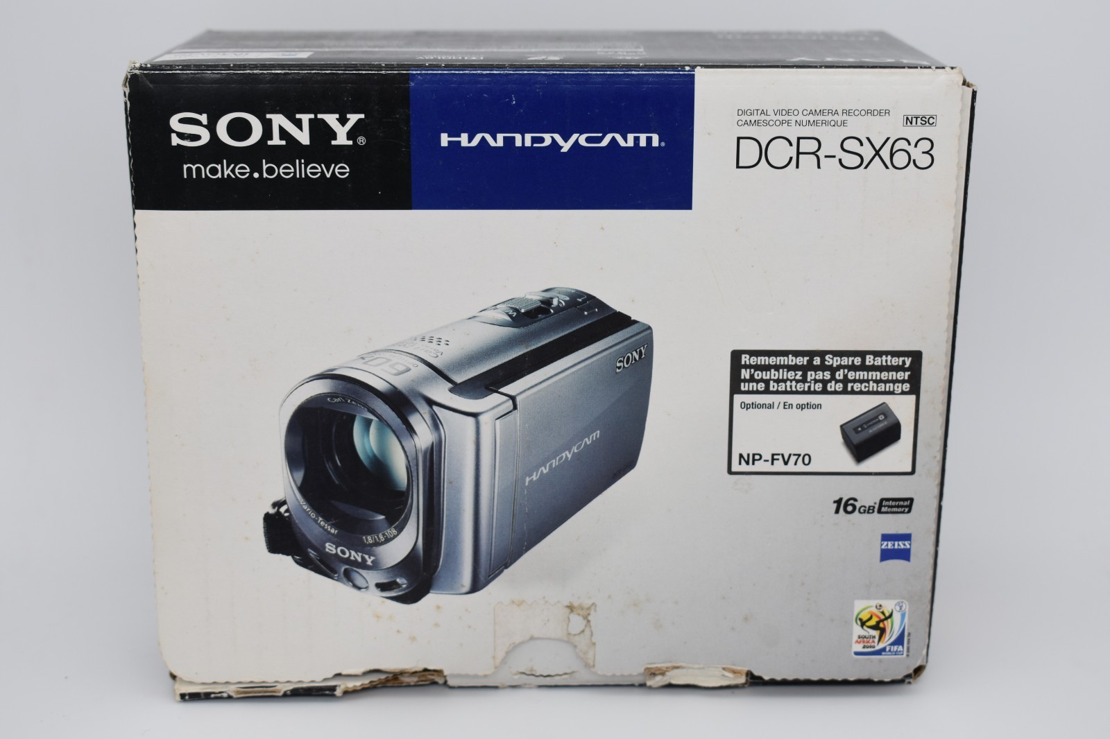 🔥 Sony Handycam DCR-SX63 Silver Digital Video Camera Camcorder 60x Zoom -TESTED
