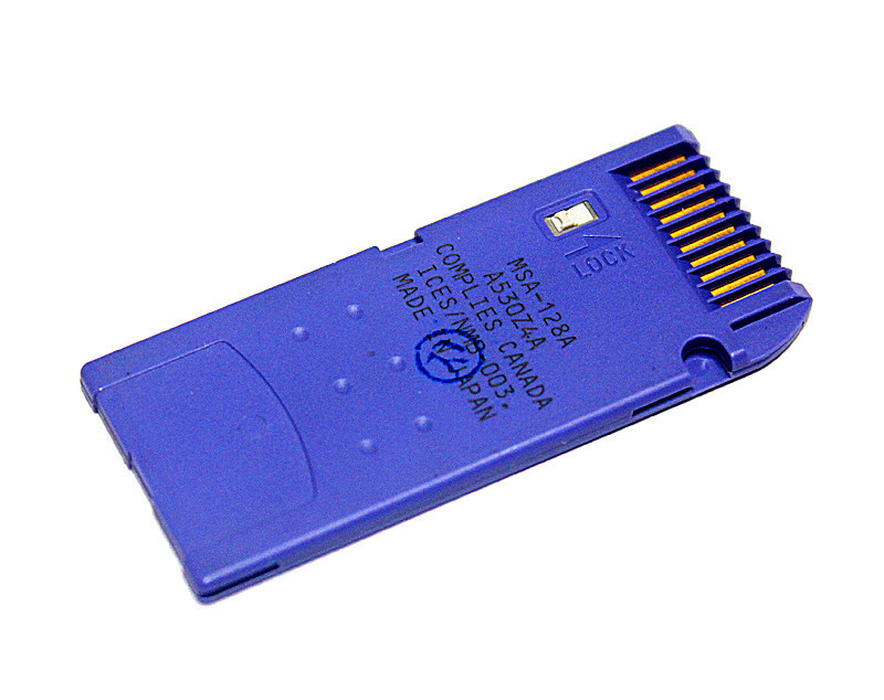 Sony 128MB/16MB Memory Stick Media Flash Card Long MS for Sony Camera Old Model